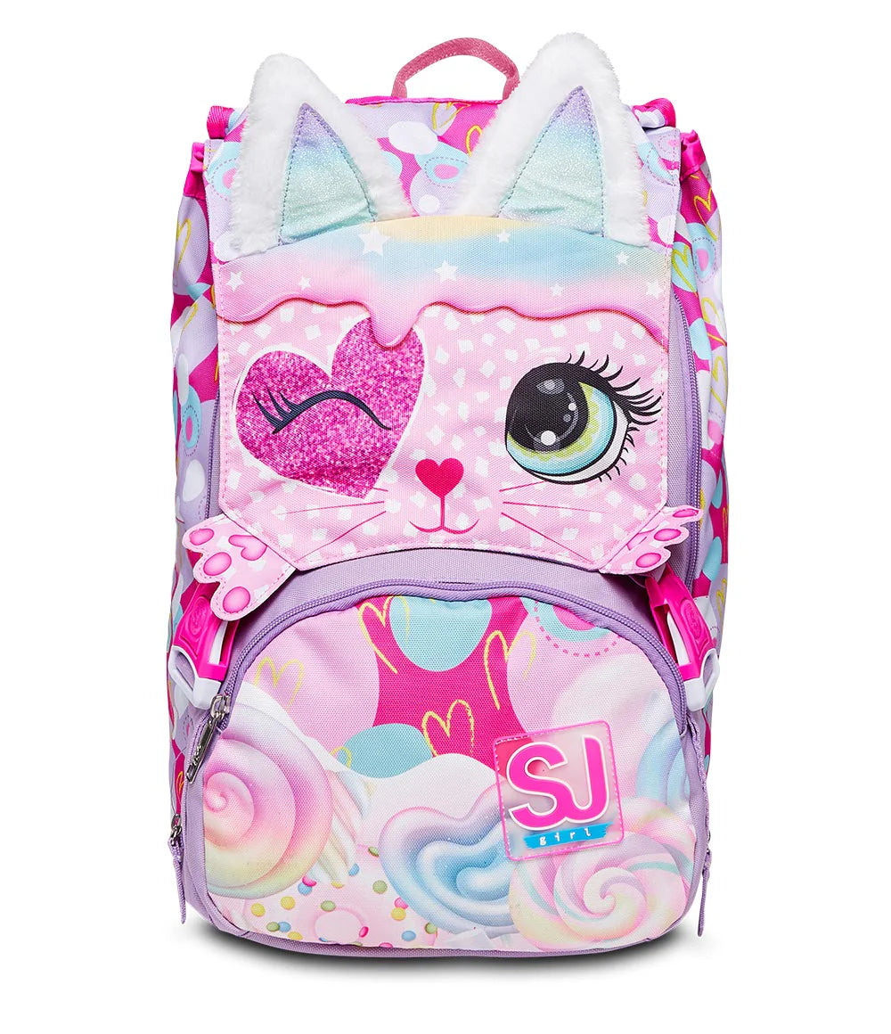 SEVEN SJ  zaino sdoppiabile big sj gang HEART LOLLY con orecchie movibili