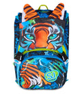 ZAINO SJ GANG AIR TOIGER STYLE JAM GANG Zaino Scuola Estensibile Big, Blu, Zaino con Divisorio Interno, Tasca Superiore con Orecchie in Peluche, Tasca per Borraccia, 24 L