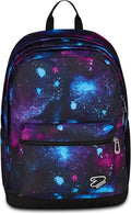 Seven Zaino Scuola The Double Pro XXL, Blu, 34 L, Doppio Scomparto, Cuffie wireless abbinate, Tasca porta pc, Tasca laterale portaborraccia, Tasca frontale