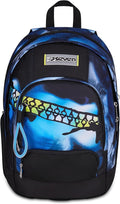 Seven Zaino Scuola Dual BLU FUSION, Doppio Scomparto, Blu, 32 L, Multifunzione, Tasca attrezzata, Tasca laterale porta borraccia, Scomparto porta pc Tablet