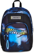 Seven Zaino Scuola Dual Detach BLU FUSION, Nero, 32 L, Doppio Scomparto, Multifunzione, Zaino Staccabile, Tasca con organizer, Scomparto porta pc
