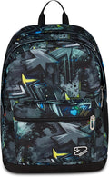 Seven Zaino Scuola The Double Pro XXL, Grigio, 34L, Doppio Scomparto, Cuffie wireless incluse, Tasca porta pc, Tasca laterale portaborraccia, Tasca frontale