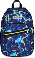 Seven Zaino Scuola Dual ELECTRICVIBE BOY, Doppio Scomparto, Blu, 32 L, Multifunzione, Tasca attrezzata, Tasca laterale porta borraccia, Scomparto porta pc