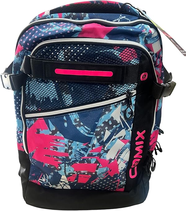 Comix Zaino Organizzato con Sistema WBS 2.0, Multicolore, Spallacci Ergonomici con Memory Foam