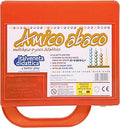 Amico Abaco multibase gioco didattico - Italveneta Didattica 512 - Valigetta per Ricreare l'Abaco, 16 aste, 36 palline colori vari