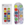 TINTA UNITA acquerelli special fluo perlati astuccio da 12 colori con pennello