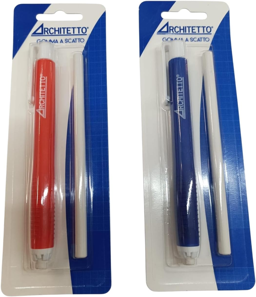 Tinta Unita - gomma a scatto architetto + ricarica (1 pezzo Random)