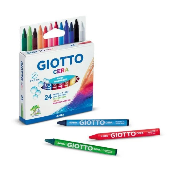 Giotto cera 24 pastelli diametro 8,5 mm