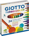 Giotto turbo color pennarelli in confezione da 24 colori- punta da 2.8 mm