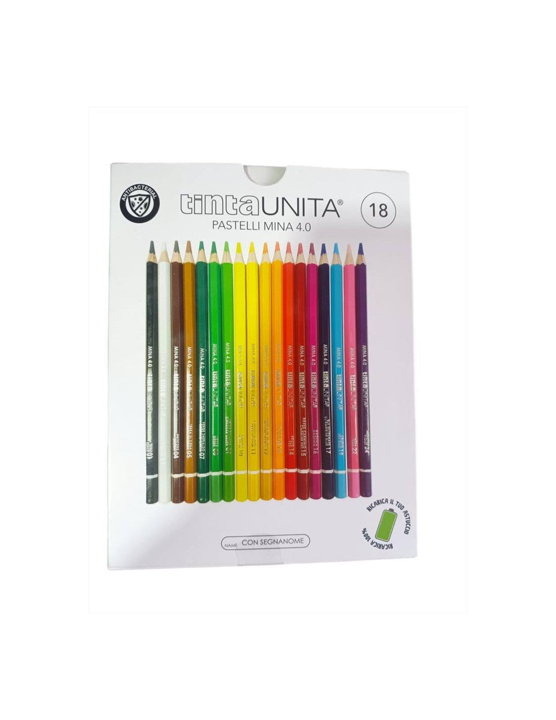 TINTA UNITA 18 pastelli mina 4.0 -Pool Over-