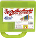 Regoli colorati 200 pz 10 colori 10 lunghezze -gioco didattico per calcolo e scomposizione del calcolo Pool Over