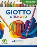 Giotto Stilnovo astuccio da 24 pastelli a colori, mina da 3.3 mm