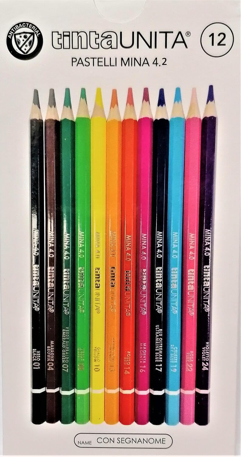 Tinta Unita Pastelli da 12 Mina 4.2 -Poo Over